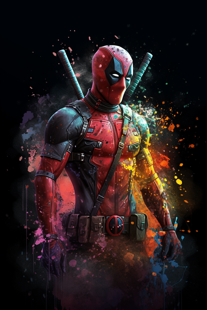 The Red Splash Painting