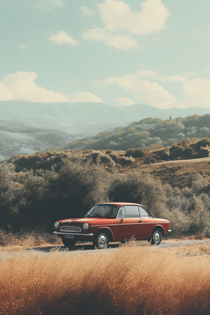 Old Fiat in Tuscany (---, ---, ---)