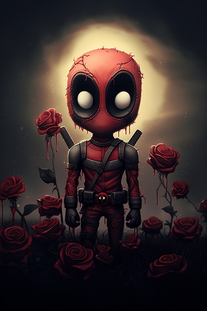 The Red Tim Burton's Style