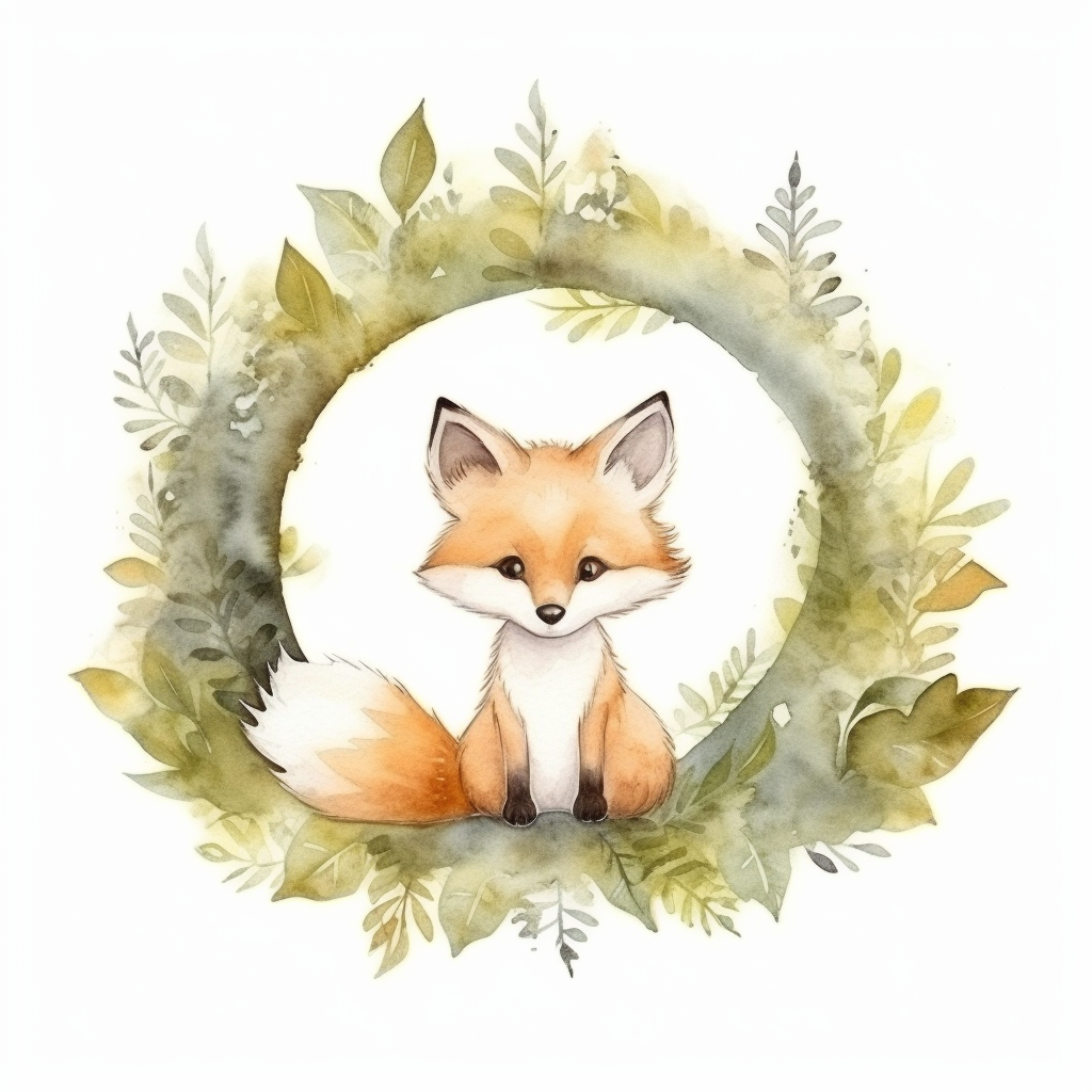 Petit Renard dans la Forêt