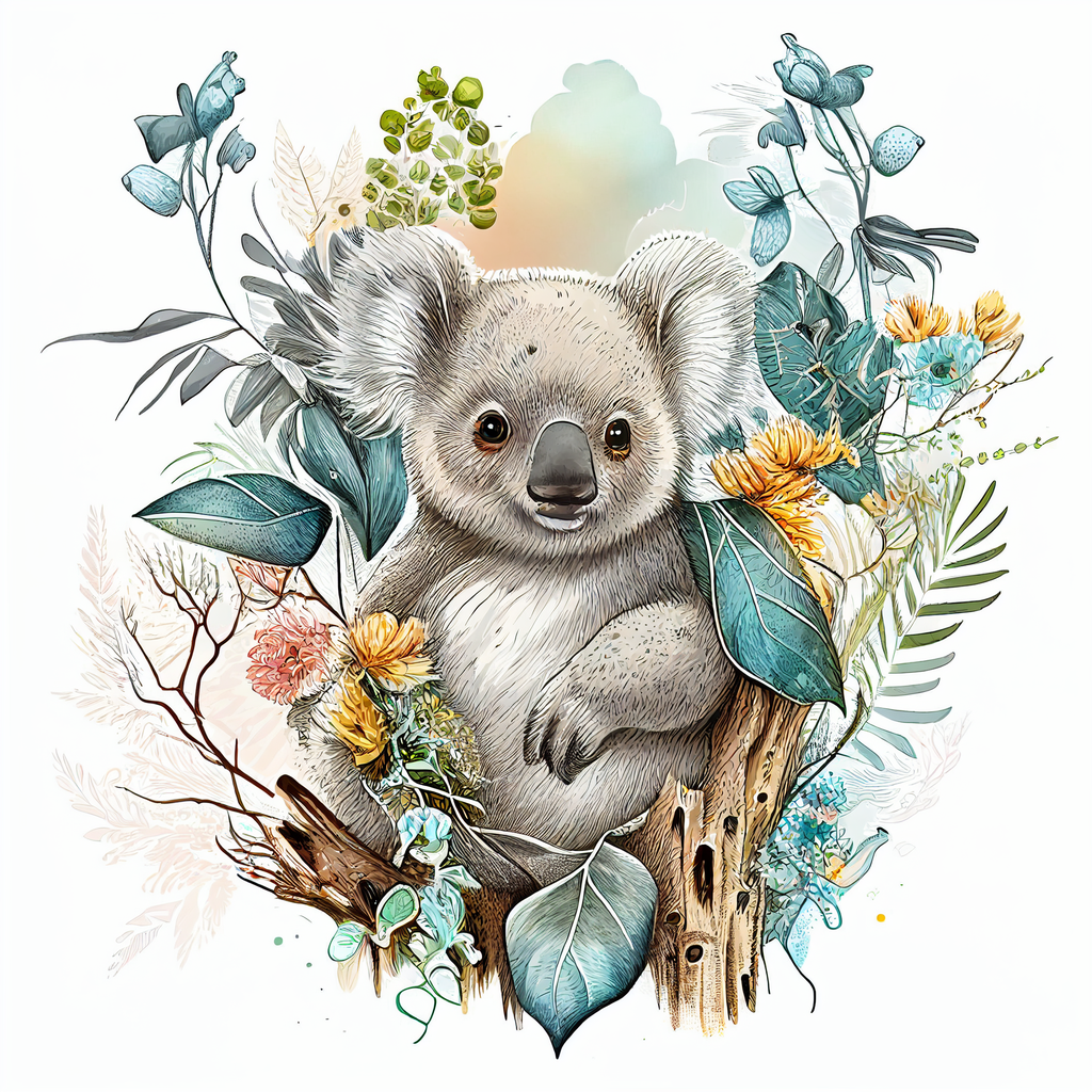 Koala dans la Jungle