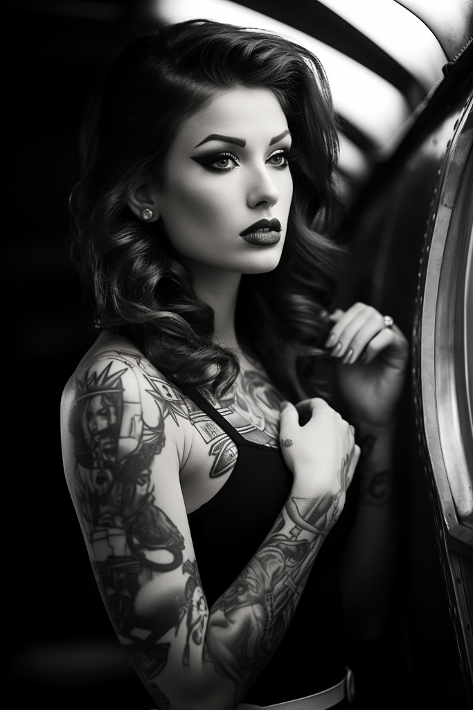 Tattoo Pinup Girl (---, ---, ---)