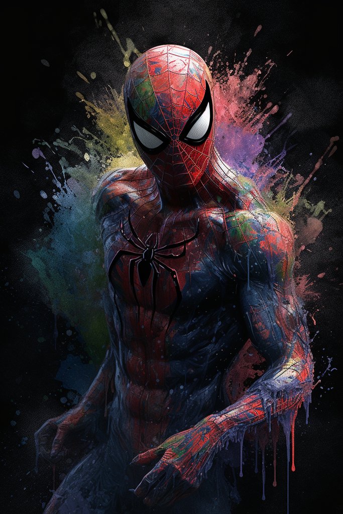 Spiderman Splash Painting (---, ---, ---)