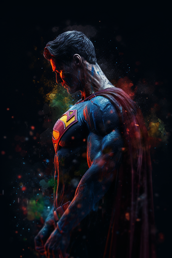 Superman Splash Painting (---, ---, ---)