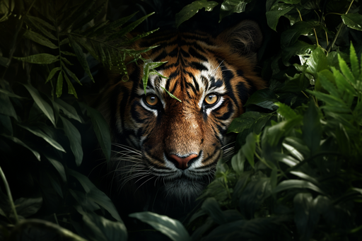 Tiger in the Jungle