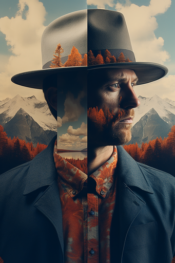 Double Hat Man