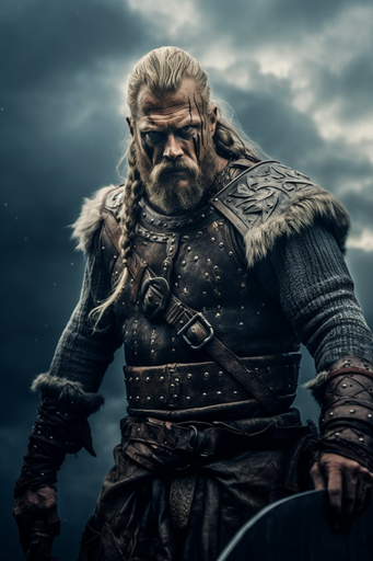 Viking and Shield