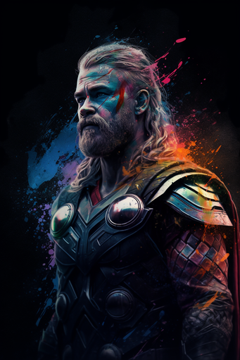 Thor Splash Painting