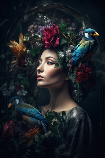 Blue Bird Girl