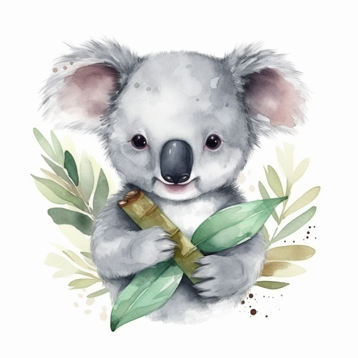 Koala and Bamboo