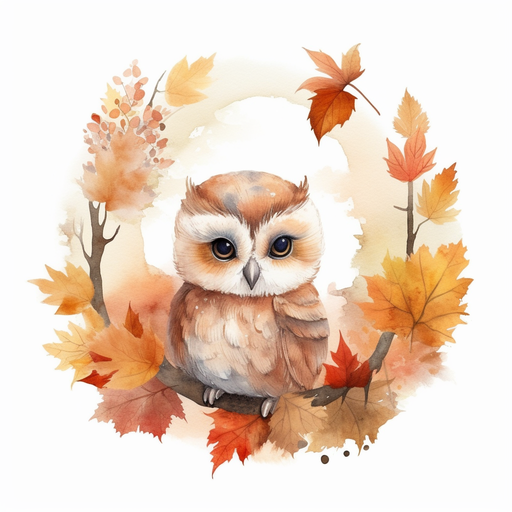 Owl in Autumn